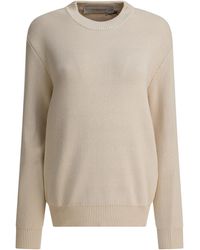 Golden Goose - Crew-Neck Sweater With Logo - Lyst