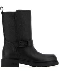 Fendi - Leather Boots - Lyst
