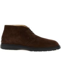 Tod's - Suède Desert Boots - Lyst