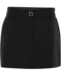Sportmax - Fify Mini Skirt With Belt - Lyst
