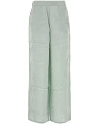 Calvin Klein - Pastel Light-blue Satin Pyjamas Pant - Lyst