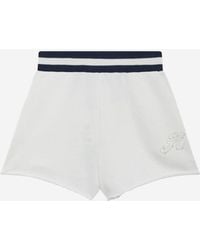 Autry - Cotton Shorts With Logo - Lyst