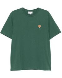 Maison Kitsuné - T-Shirt Met Vospatroon - Lyst