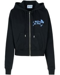 Moschino - Moschino -Jeans schwarzes Baumwoll -Sweatshirt - Lyst