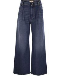 Weekend by Maxmara - Ortles Comfort Denim Trousers - Lyst