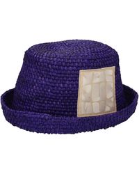 Jacquemus - Hüte Männer Rafia lila - Lyst