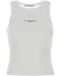 Givenchy - Stretch Cotton Tank Top - Lyst