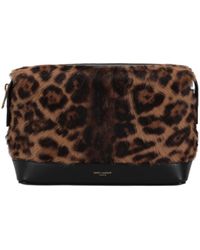 Saint Laurent - Ysl Pm Pouch Sdj W Pony Leo Wo - Lyst