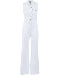 Elisabetta Franchi - Tuta Donna Jeans - Lyst