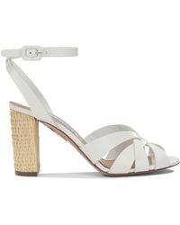 Aquazzura - "Copacabana 85 Mm" Heeled Sandals - Lyst