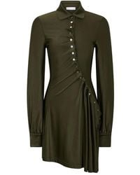 Rabanne - Gedrapeerde Jurk Met Verfraaiing - Lyst