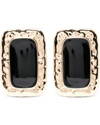 Self-Portrait - Large Mottled Earrings - Lyst