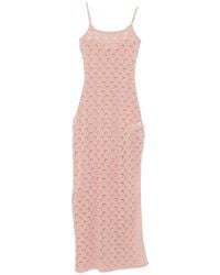 Marine Serre - Maxi-Jurk Met Crescent Moon-Patroon - Lyst