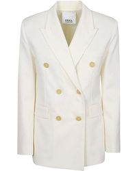 Erika Cavallini Semi Couture - Wool Twill Alberta Jacket - Lyst