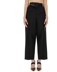 Fendi - Pants With Asymmetrical Waist - Lyst