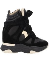 Isabel Marant - Balskee Suede High-Top Sneakers - Lyst