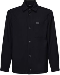Fay - Wool Canvas Shirt Jacket - Lyst