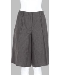 Our Legacy - Phase Stripe Motion Wool-Cotton Shorts - Lyst