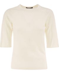 Fabiana Filippi - Virgin Wool Jumper With Micro Sequins - Lyst