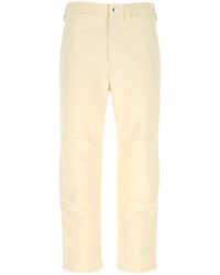 Jil Sander - Ivory Cotton Pant - Lyst