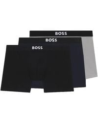 BOSS - 3 Pack Boxer Con Logo - Lyst
