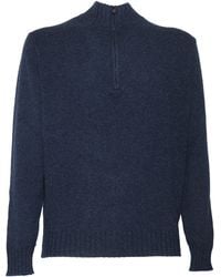 PHI FDL - Mezza Zip Ml Lana Cashmere - Lyst