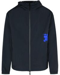 Burberry - Black Nylonjacke - Lyst
