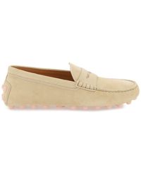 Tod's - MOCASSINO GOMMINO BUBBLE IN SUEDE - Lyst