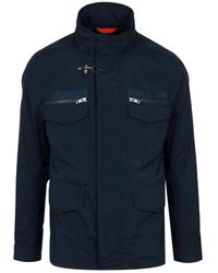 Fay - Coats Blue - Lyst