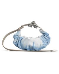 DIESEL - 'Hobo Grab-D' Satin Denim Bag - Lyst