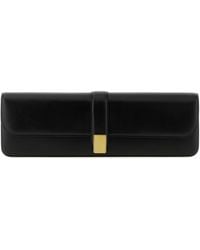 KHAITE - Leather Blake Mini Clutch Bag 40 Cm - Lyst