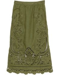 FARM Rio - Majestic Garden Richelieu Skirt - Lyst