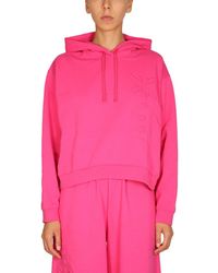 McQ - Relaxed Hoodie With Embossed Detailing - Lyst