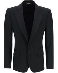 Dolce & Gabbana - Single Breasted Tuxedo Jacket - Lyst