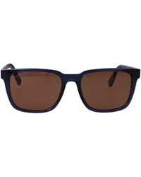 Lacoste - Transparent Injected Sunglasses - Lyst