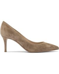 Gianvito Rossi - Leather Heeled Shoes - Lyst