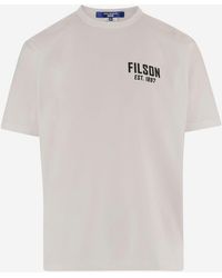 Junya Watanabe - Baumwoll-T-Shirt mit Logo - Lyst