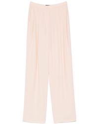 Emporio Armani - Wide-Leg Trousers - Lyst