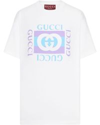 Gucci - Cotton T-Shirt With Print - Lyst