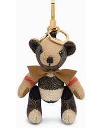 Burberry - Thomas Bear Charm With Cashmere Bow Tie - Lyst