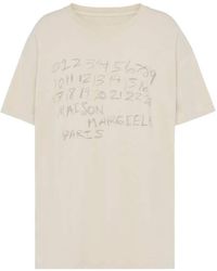 Maison Margiela - T-shirt With Number Motif - Lyst
