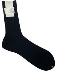 Antipast - Ribbed Cotton Socks - Lyst