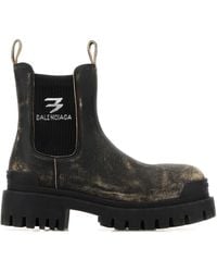 Balenciaga - Distressed Strike Chelsea Boots - Lyst