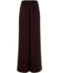 Tory Burch - Pantalone Pigiama Bordeaux - Lyst