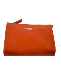 LA ROSE - Minimal Leather Make Up Bag - Lyst