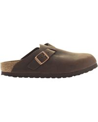 Birkenstock - Boston geölte Ledersabot - Lyst