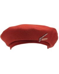Barbour - X Ganni Wool Beret - Lyst