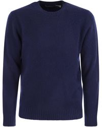 Polo Ralph Lauren - Crew Neck Sweater In Wol En Kasjmier - Lyst