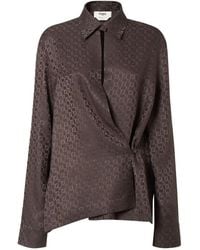 Fendi - Ff Jacquard Shirt - Lyst