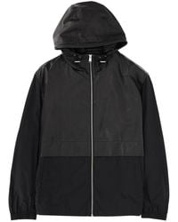 BOSS - Leather Blend Jacket - Lyst